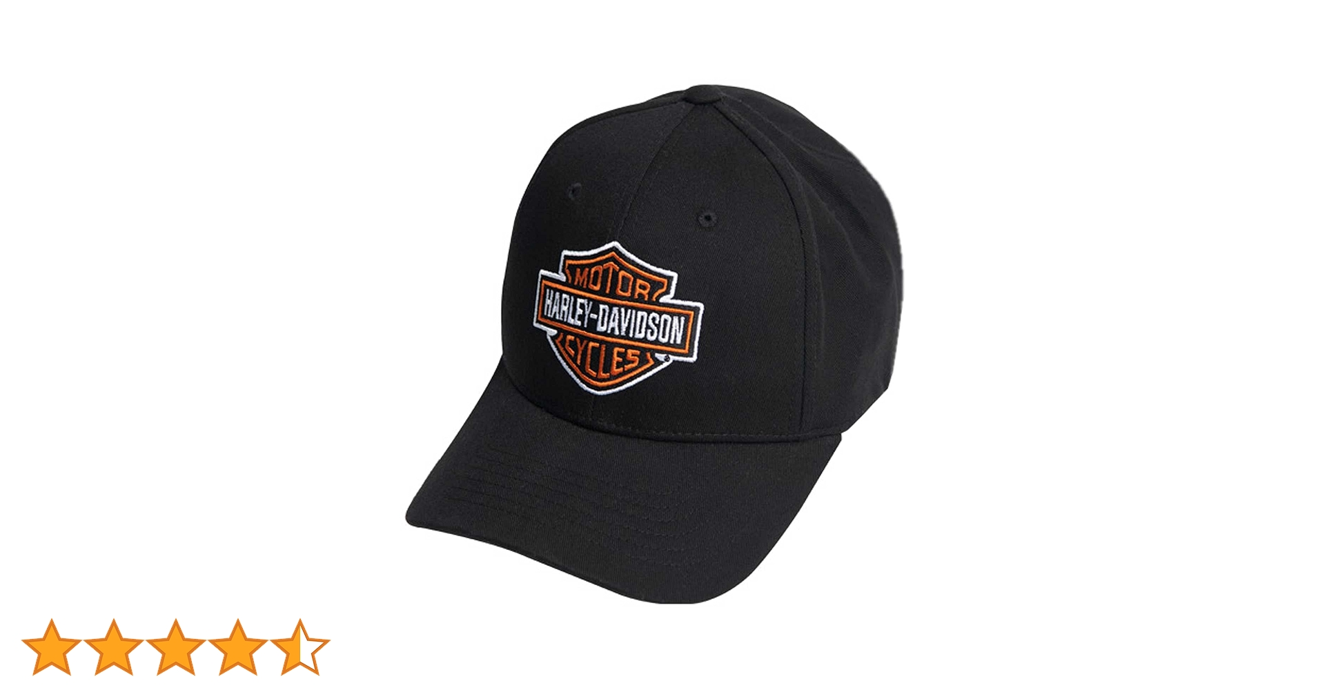 Harley-Davidson Men's Classic B&S Curved Bill Stretch Fit